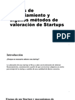 Etapas de Financiamiento y Métodos de Valoración de Startups