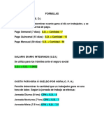 Caclulo SD y SDI