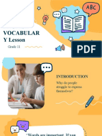 English Vocabulary Workshop - by Slidesgo