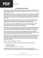 Mayor 2021 Budget Message