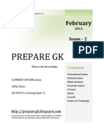 Prepare GK: February