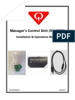 Manager'S Control Unit (Xli Mcu) : Installation & Operations Manual