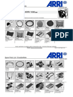 ARRI 1000 Plus _Service Parts_2015