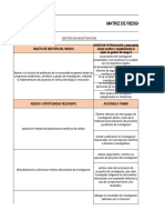 Matriz de Riesgos GESTION INVESTIGACION 6