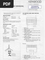 Kenwood SP-31 User | PDF