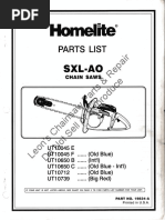 Parts & Repair Reproduce: SXL - Ao