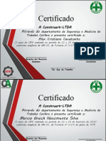 Certificados CIPA Construart