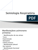 Semiologia Respiratória