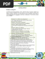 911 Call Transcript | PDF | Dispatcher | 9 1 1