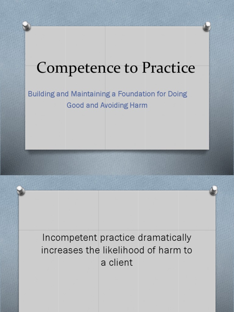 Components of Practitioner Competence | PDF | Psychotherapy ...