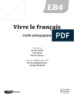 Guide Pedagogique Vivre Le Francais EB4