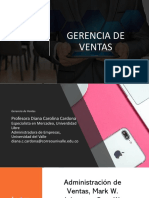 Presentacion GERENCIA DE VENTAS UNIVALLE - PERFIL VENDEDOR