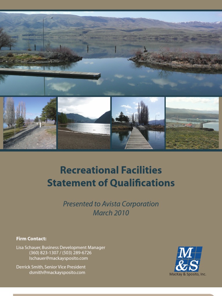 MacKay & Sposito, Inc. Recreation Planning SOQ PDF Camping Parks