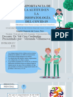Articulo Cientifico - Importancia de La Fisiopatologia Del Covid 19 en La Altura