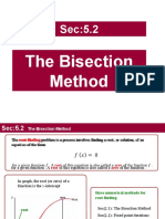 2.1 The Bisection Method