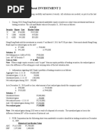 Examination About Investment 2