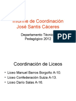 Informe DTP Santis 2012