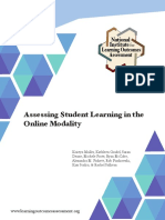 Assessing Student Learning in The Online Modality