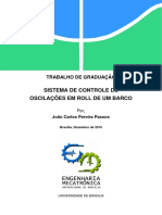 Sistema de Controle de Oscilações Em Roll de Um Barco