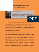 La Consultoría para La Evaluación Del Impacto Ambiental - Presente y Futuro