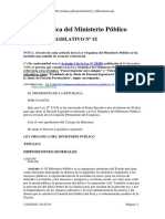 Ley Orgánica Del Ministerio Público (D.L. N.° 52) - Actualizado - 11 FEB 2021 - SPIJ