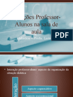 S2. Didática - Relação Professor-Aluno