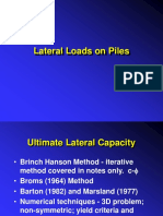 Lateral Load Pile