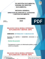 CAPACITACION POLITICA DE ARCHIVOS Y PGD