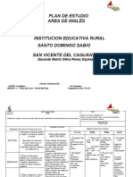 Plan de Estudio Colegio Santo Domingo Sabio