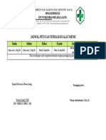 Jadwal Sterilisasi Alat Medis