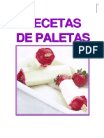 Recetas de Paletas