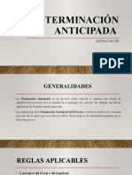 Terminación Anticipada