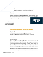 HRD Manager (PT Atau Nama Perusahaan Anda Saat Ini) : #2 Surat Pengunduran Diri Dari Organisasi