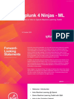 Splunk 4 Ninjas - ML: Hands On Intro To Splunk Machine Learning Toolkit