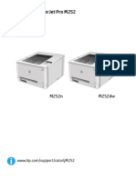 Color Laserjet Pro M252: User Guide