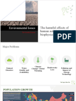 Environmental Issues: The Harmful Effects of Human Activity On The Biophysical Environment