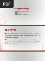 Programming Part 1