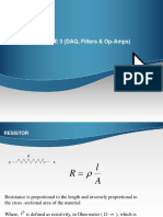 LECTURE 3 (DAQ, Filters & Op-Amps)