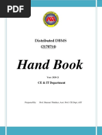 DDBMS Handbook (MSE 1)