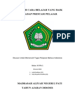 Pengaruh Cara Belajar Yang Baik Terhadap Prestasi Belajar