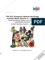 TVL-ICT (Computer System Servicing) Activity Sheet Quarter 2 - Lesson 3