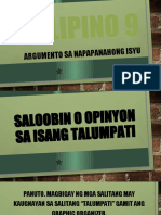 Q3 W. Argumento Talumpati Opinyon