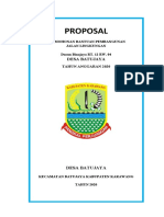 Proposal Jaling Dusun Krajan Rt. 03 Rw. 01
