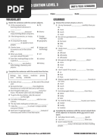 Prepare Second Edition Level 3: Vocabulary Grammar