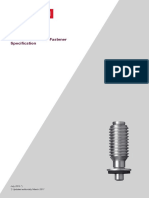 X BT Threaded Fastener Specification Technical Information ASSET DOC 4890110