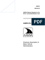 AAMVA National Standard For The Driver License Identification Card-2000