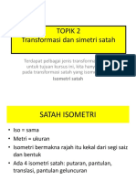 Transformasi dan simetri satah