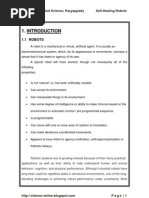 Download Self Healing Robots - Seminar Report by Vishnu Ravindran SN49437787 doc pdf