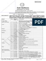 Fnyyh Fo'Ofo - Ky : Date-Sheet For B.A. (Honours) Choice Based Credit System (CBCS) Part-I/Ii/Iii (Ii, Iv &vi Semester)