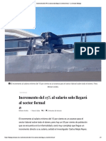 Incremento del 15% al salario solo llegará al sector formal – La Jornada Hidalgo